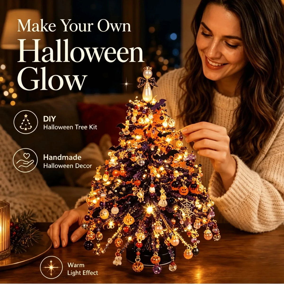 3D Crystal Beaded Christmas Tree Kit