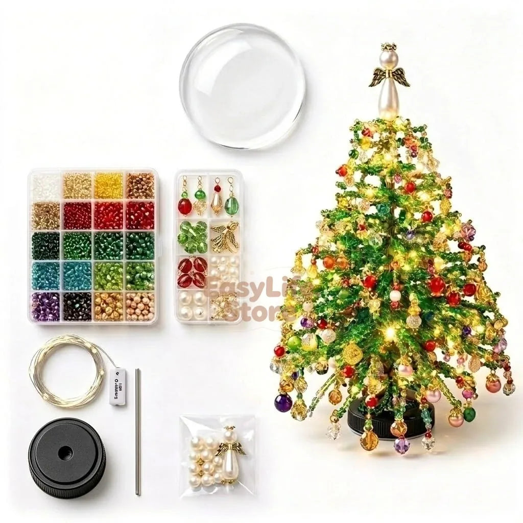 3D Crystal Beaded Christmas Tree Kit