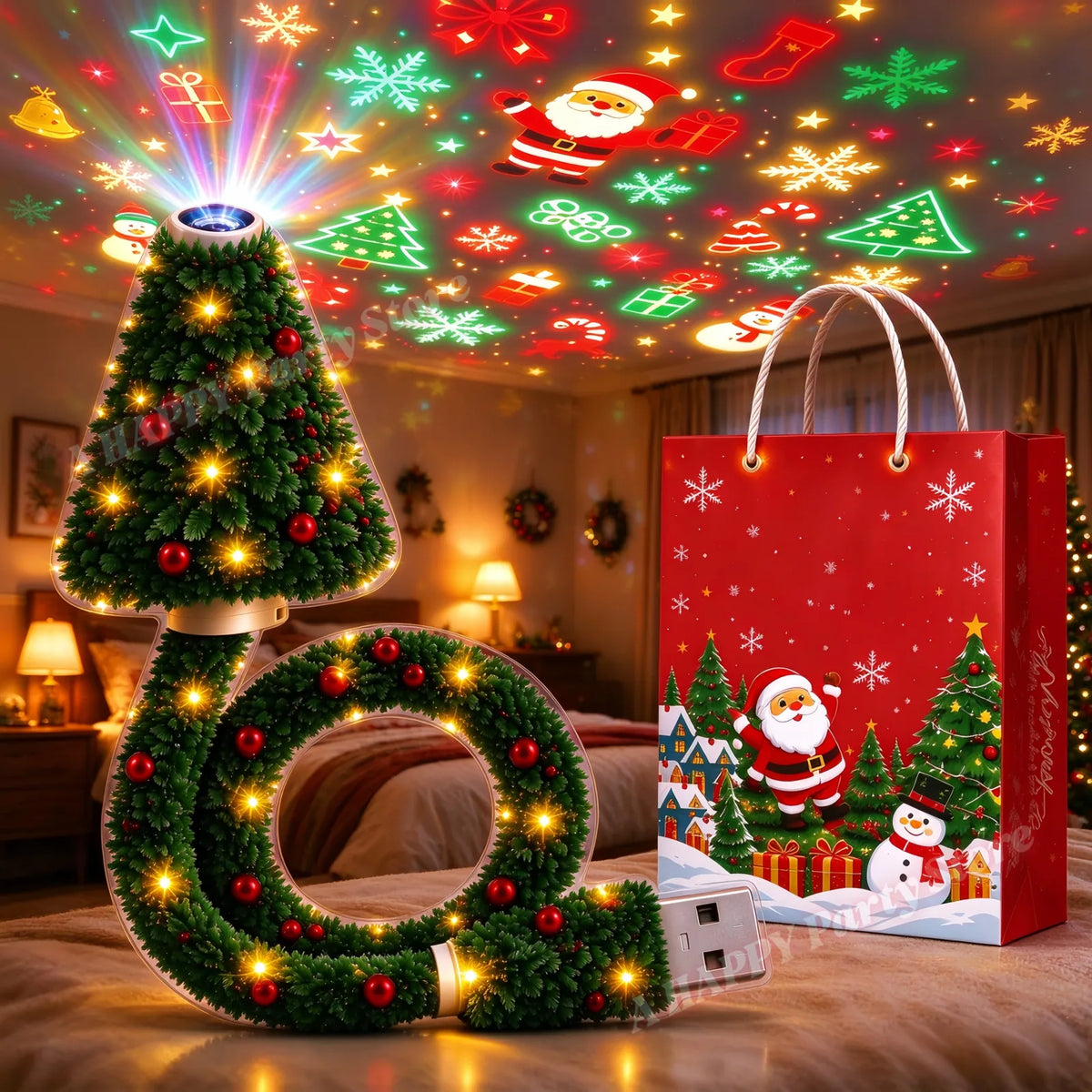 Christmas Plug-In Ceiling Projector