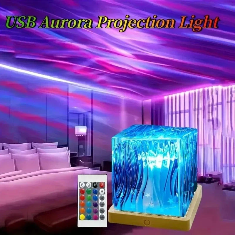 Color Changing Aurora Night Light