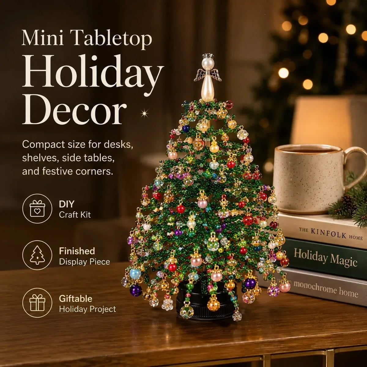 3D Crystal Beaded Christmas Tree Kit
