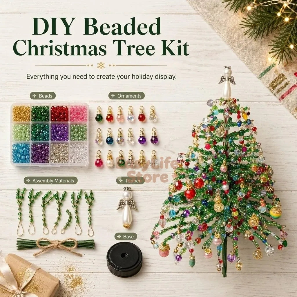 3D Crystal Beaded Christmas Tree Kit